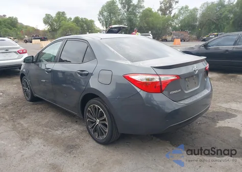 2016 Toyota Corolla S Plus z USA, uszkodzony, nr VIN 5YFBURHE3GP428260